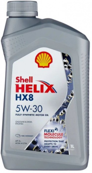 Масло моторное SHELL HX8 Synthetic 5W30 1л