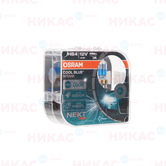 Osram - HB4(9006)-12v 51w - P22d +20% Cool Blue Intense DuoBox (9006CBI_DuoBox)